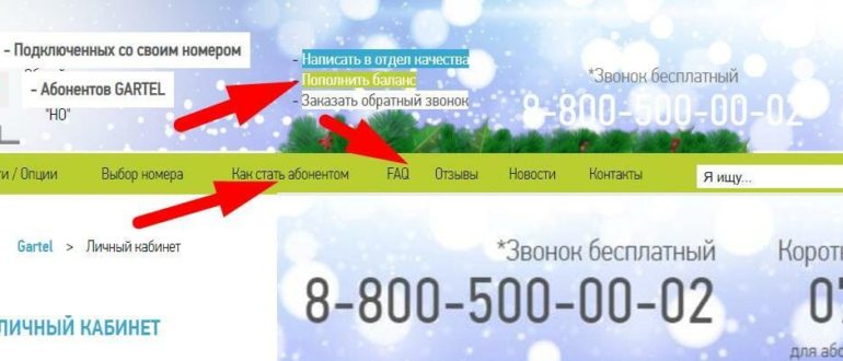 Подключиться к связи от «ГарТел»