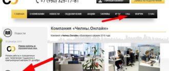ЛК «Челны Онлайн»