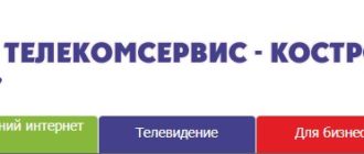 ЛК «Телекомсервис Кострома»